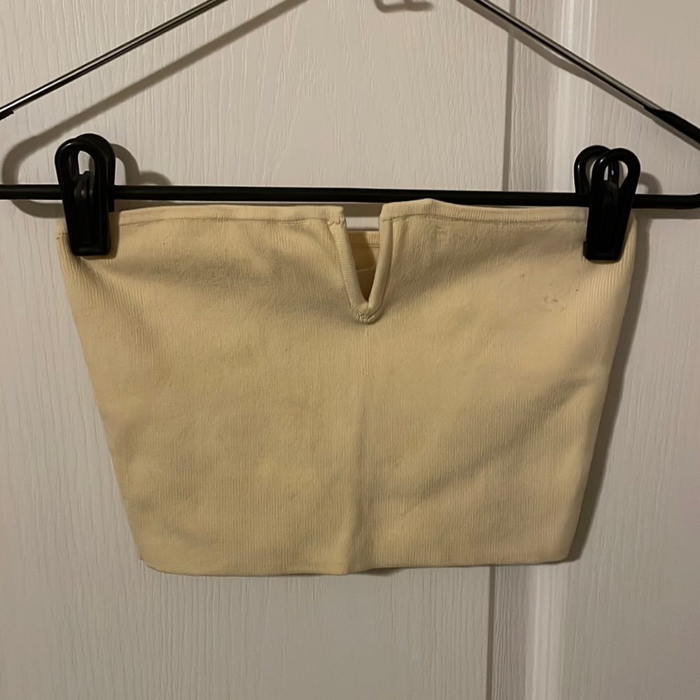 Babaton size small yellow tube top